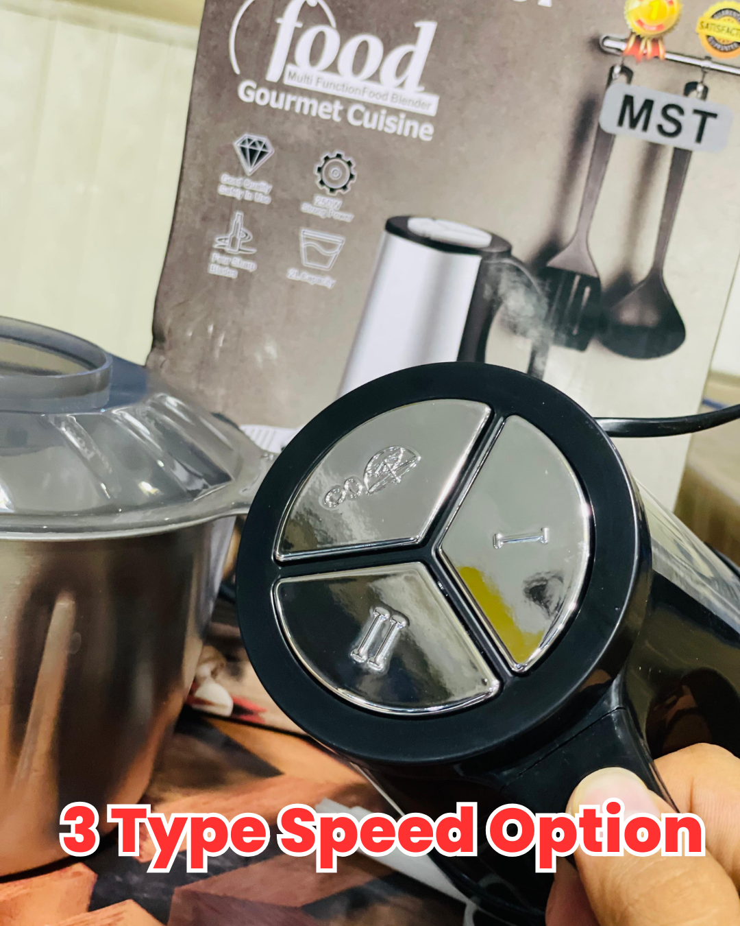 Silver Crest 3-in-1 Electric Food Processor & Meat Grinder