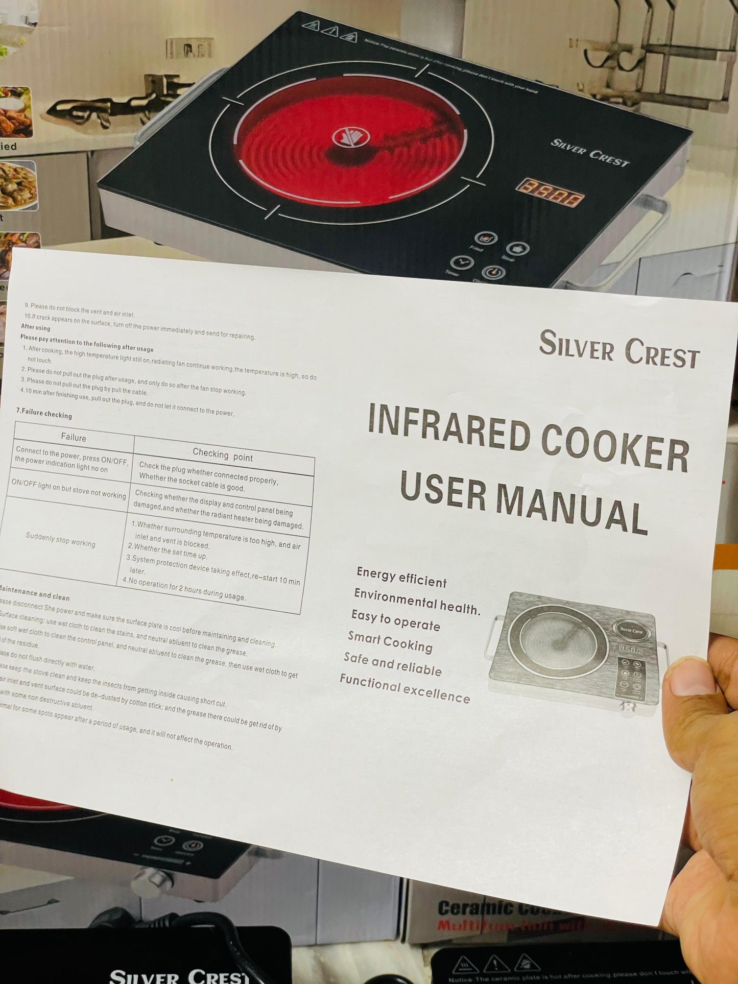 Silver Crest Infrared Cooker 3500w