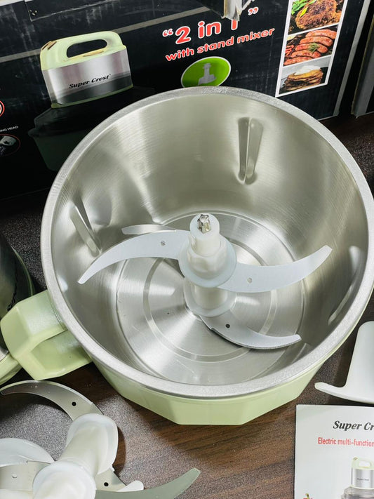 German Super Crest 6L Large Capacity Meat Chopper & Stand Mixer