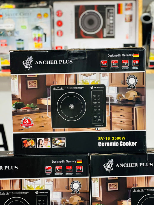 ANCHER PLUS Universal Hot Plate 3500 Watt | Electric Ceramic Cooker Stove Hot Plate
