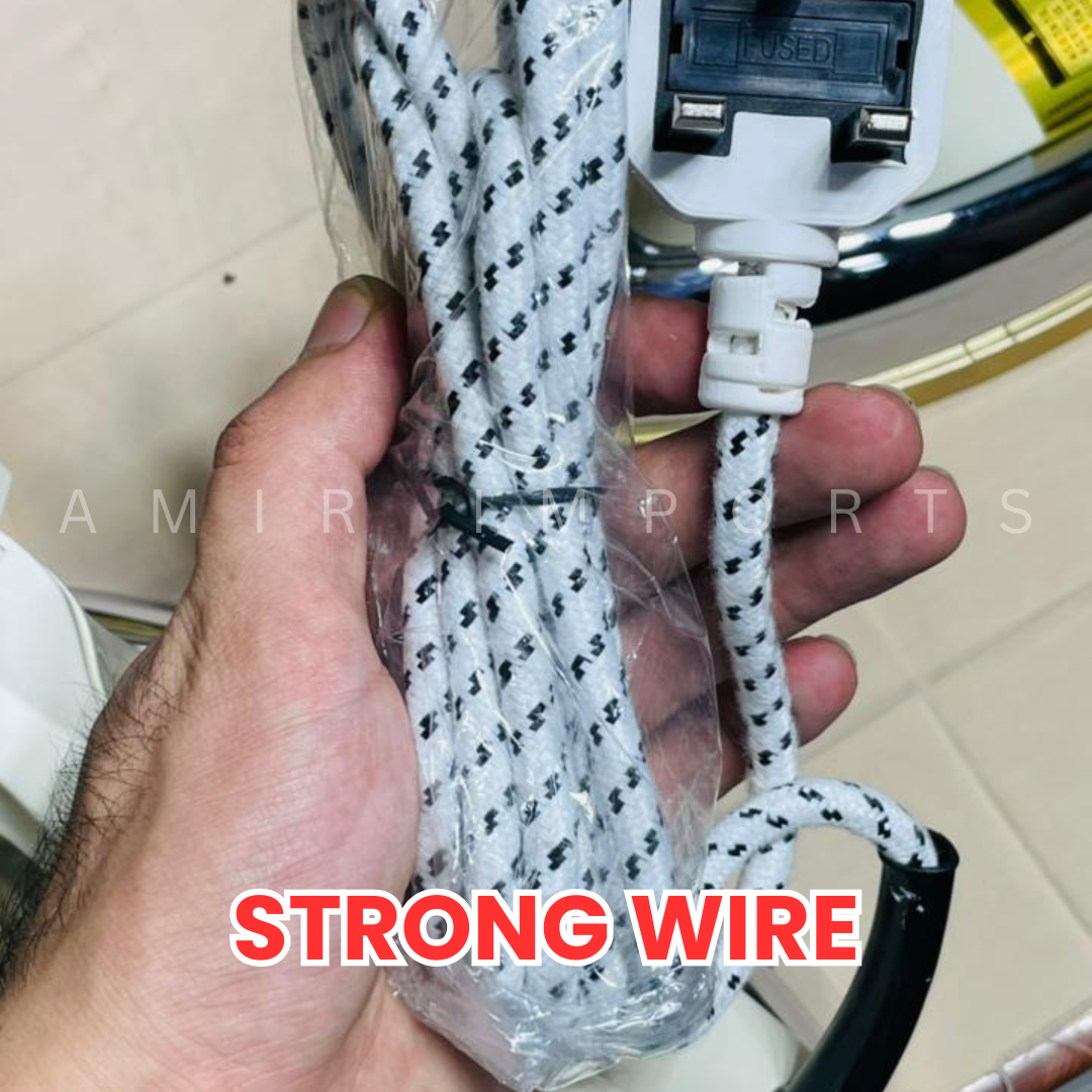 Silver Crest Dry Iron 1000W SC-1077AF | 2 Years Warranty | Non-Stick Heavy Weight Iron