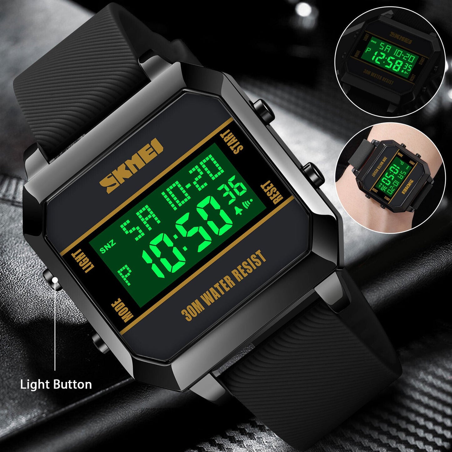 MEN'S DIGITAL IMPORTED SKlMl BRANDED WATCH