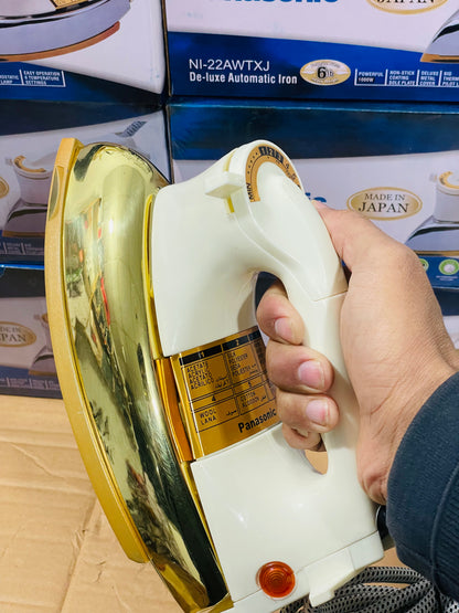 Panasonic Dry Iron 1000W - Non-Stick Soleplate, Swivel Cord