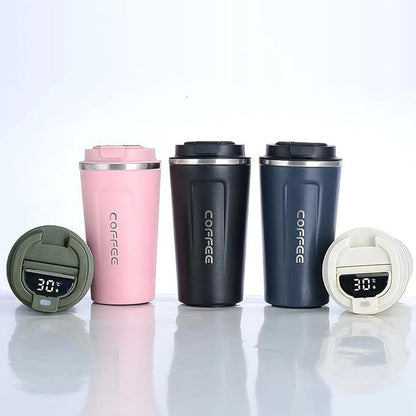 New Digital Display Coffee Thermos Cup ( Hot & Cold )