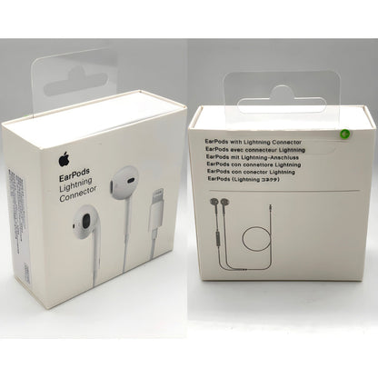 100% original A1748 Apple Ear Pods Lightning Connectivity, Superior Audio – In-Ear Canal Headset