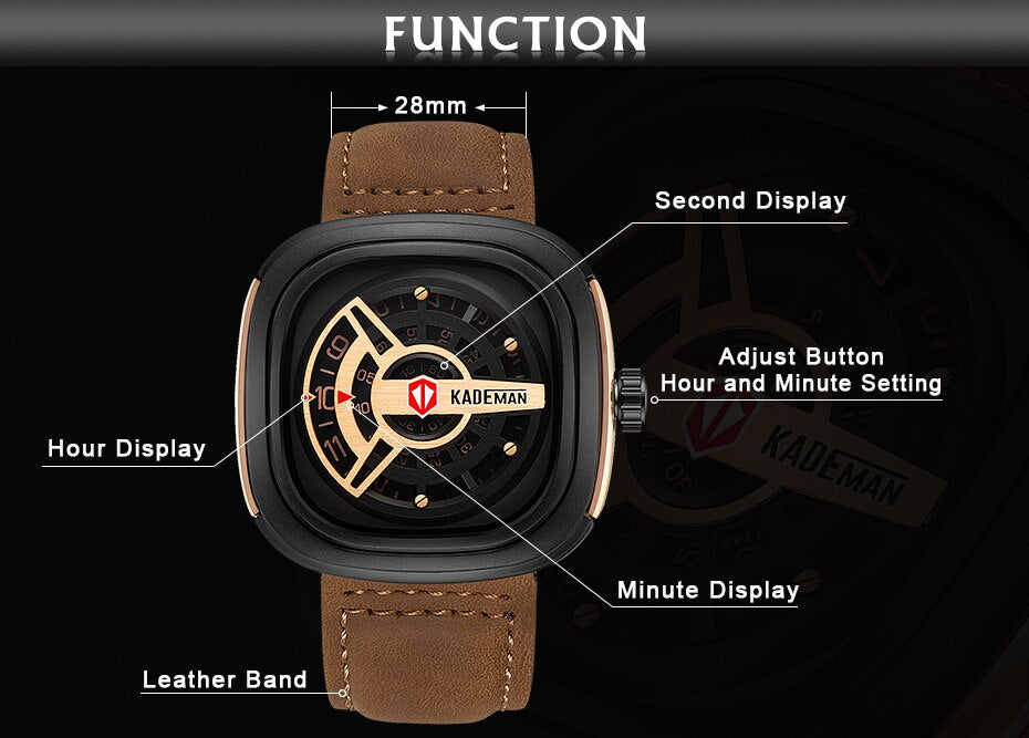 KADEMAN Casual Watch For Men