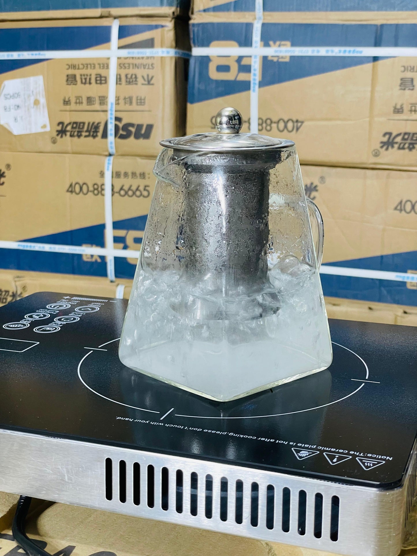 Silver Crest Electric Ceramic Hotplate | Adjustable Temperature Control | All Pots Compatible