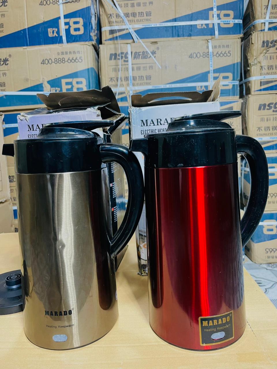 MARADO 3.5L Cordless Electric Kettle | Insulated Stainless Steel | 1000W Auto Shut-Off