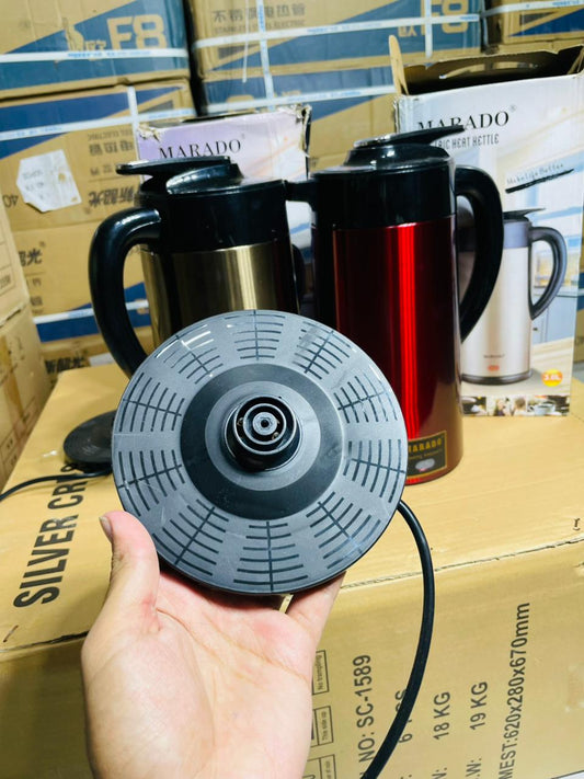 MARADO 3.5L Cordless Electric Kettle | Insulated Stainless Steel | 1000W Auto Shut-Off