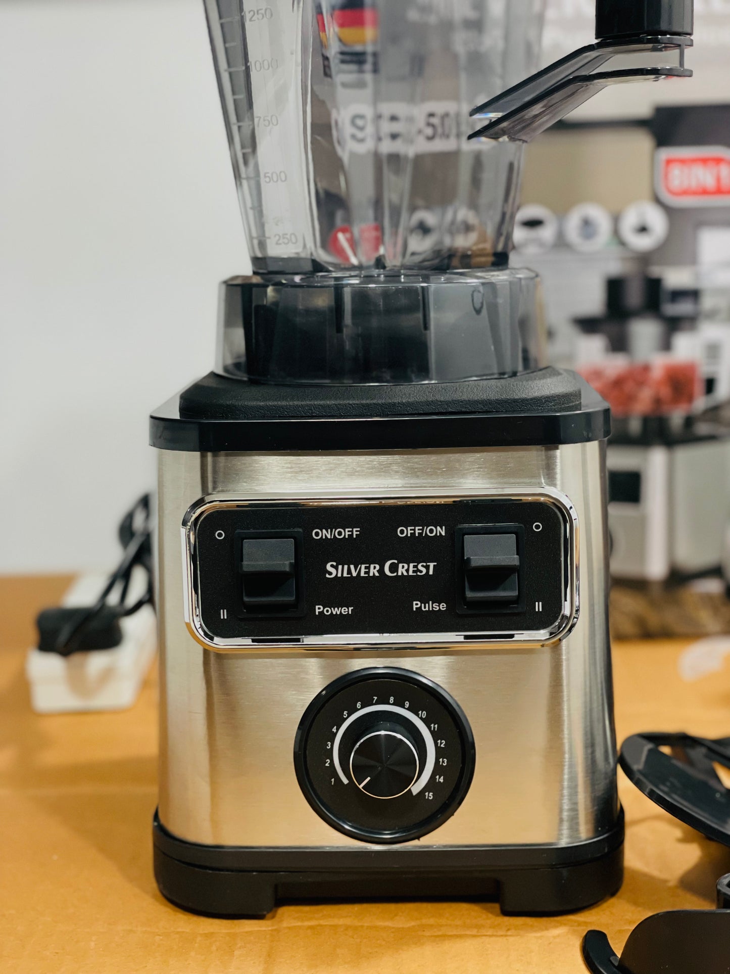 Silver Crest 8-in-1 Food Processor 3L | 15 Speed Settings | Juicer Blender Grinder | 8 Stainless Steel Blades