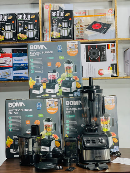 Boma 6 in 1 Electric Blender Set | Six Kitchen Superpowers