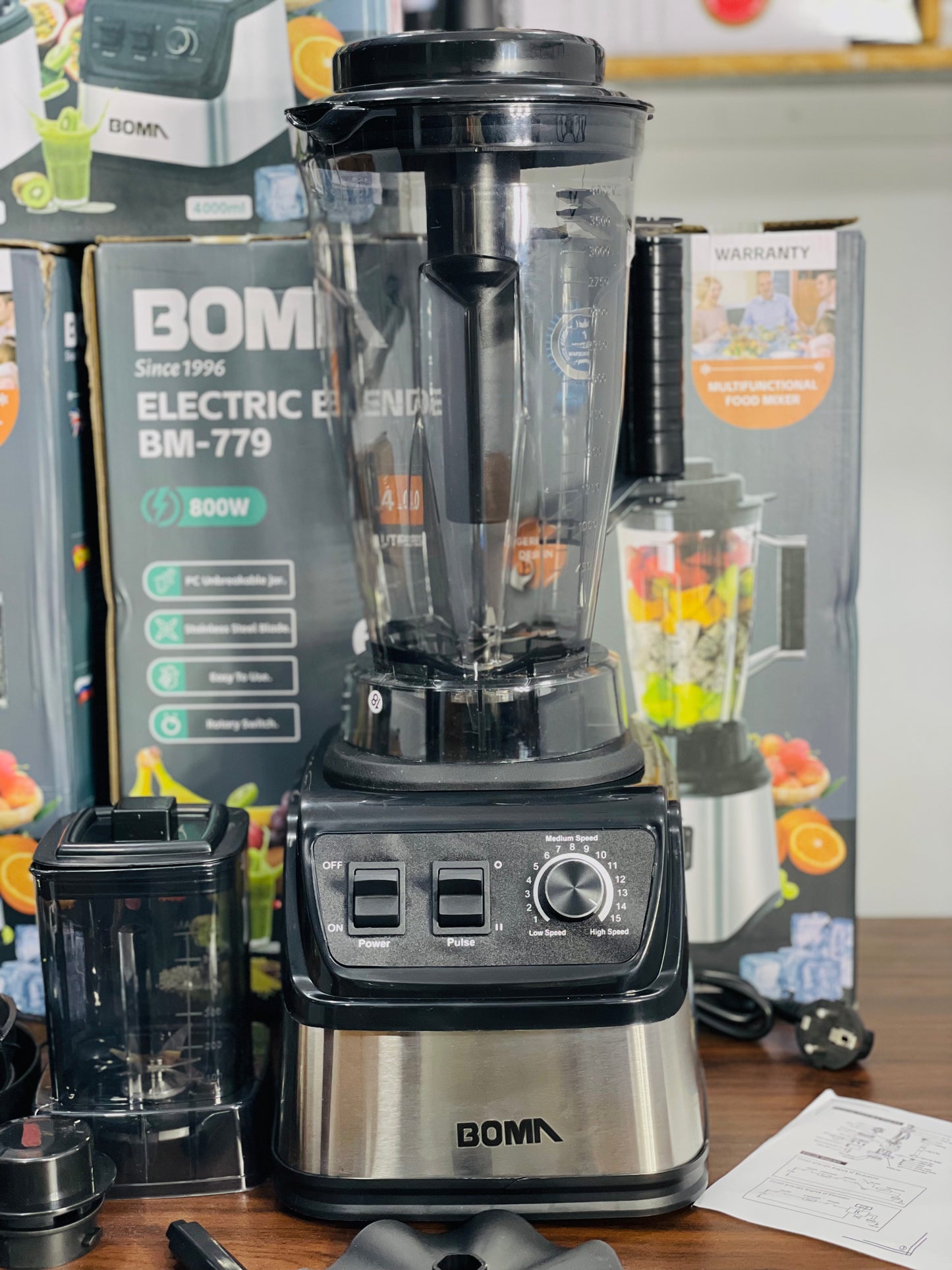 Boma 6 in 1 Electric Blender Set | Six Kitchen Superpowers