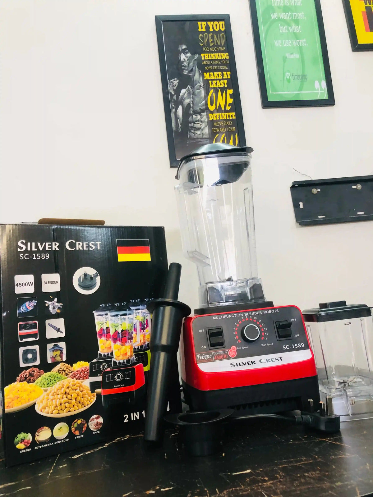 Blend & Grind Anything in Seconds with the Silver Crest Blender 100% Imported