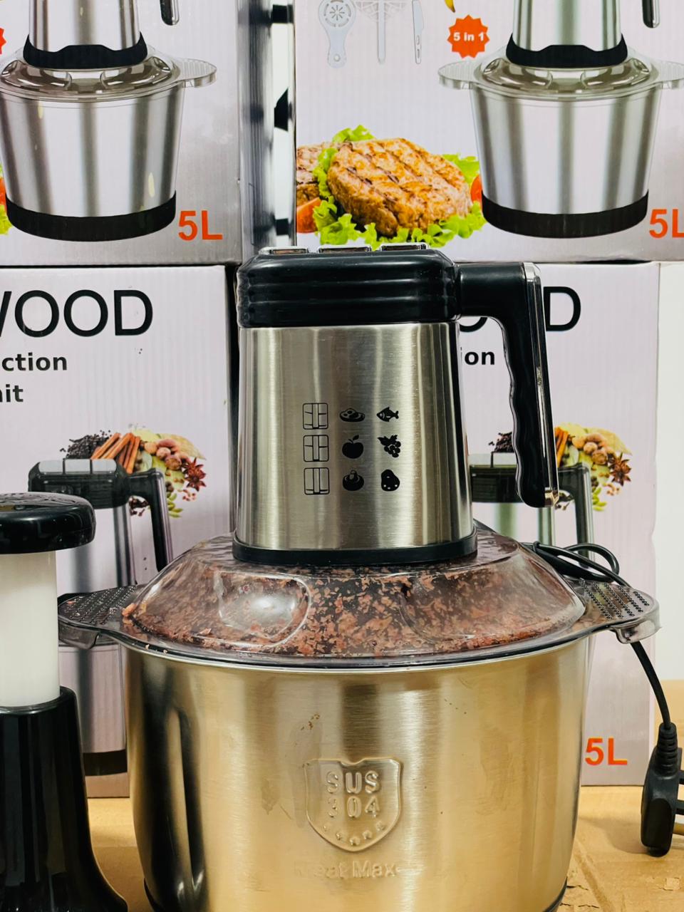 Kenwood Electric Meat Chopper 5L Capacity + 3 Speed Levels – Cook More, Faster