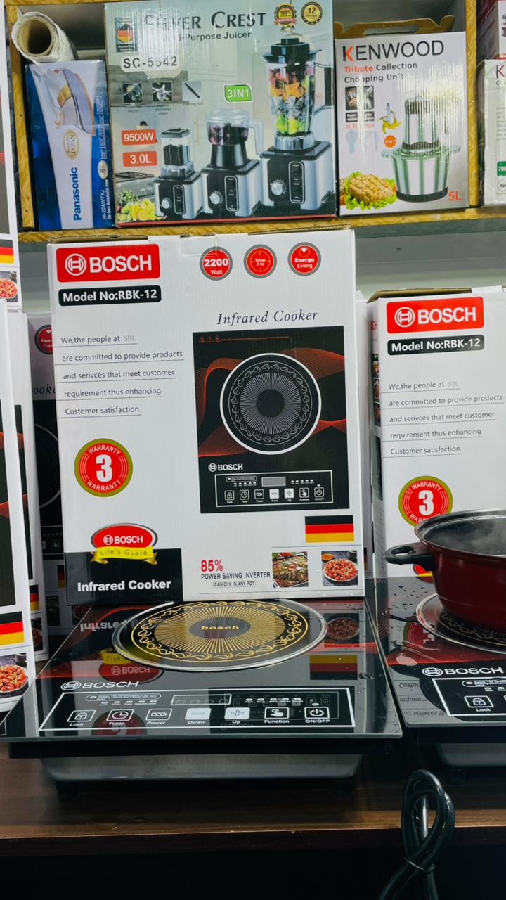 Bosch Premium Infrared Cooker – Fast, Energy-Efficient & Gas-Free Cooking