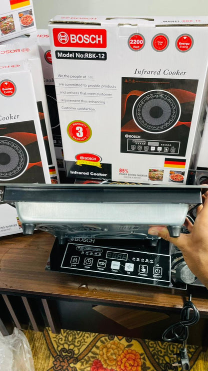 Bosch Premium Infrared Cooker – Fast, Energy-Efficient & Gas-Free Cooking