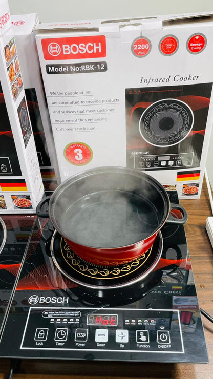 Bosch Premium Infrared Cooker – Fast, Energy-Efficient & Gas-Free Cooking