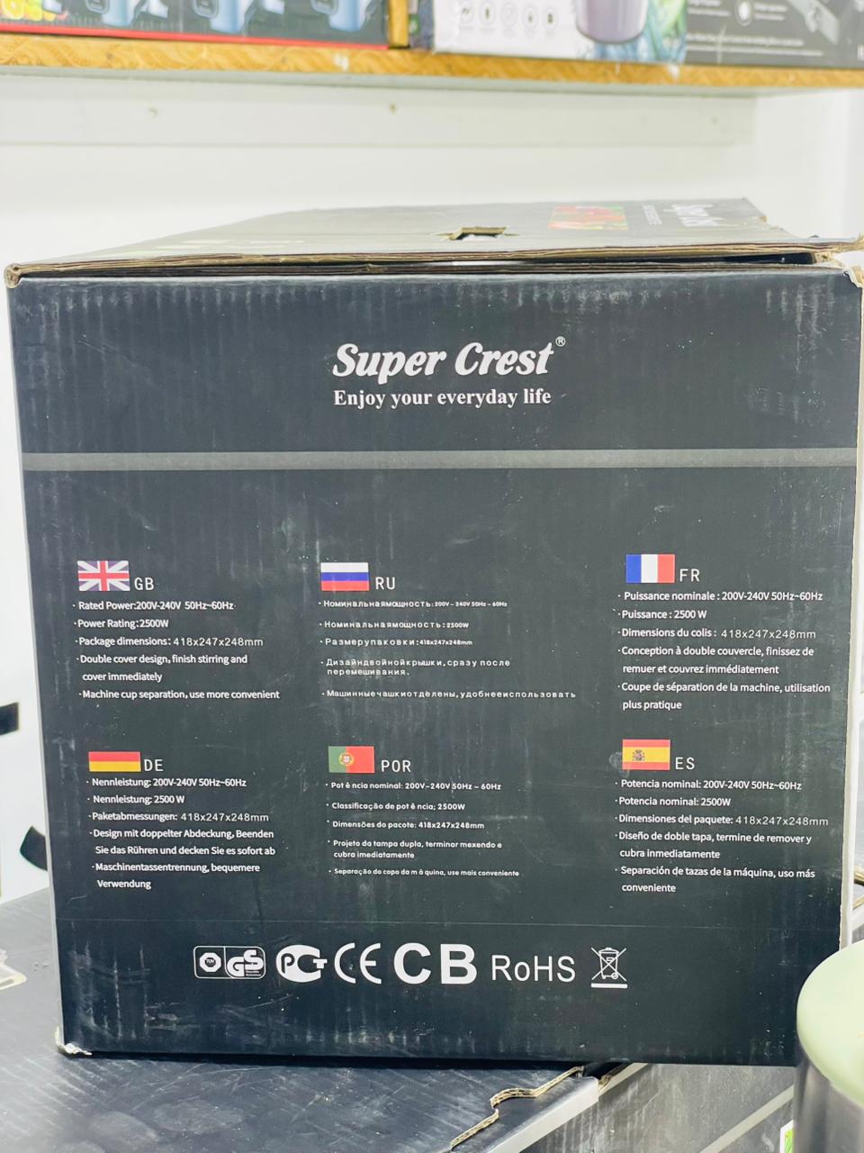 German Super Crest 6L Large Capacity Meat Chopper & Stand Mixer