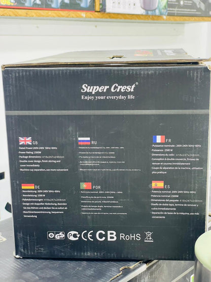 German Super Crest 6L Large Capacity Meat Chopper & Stand Mixer