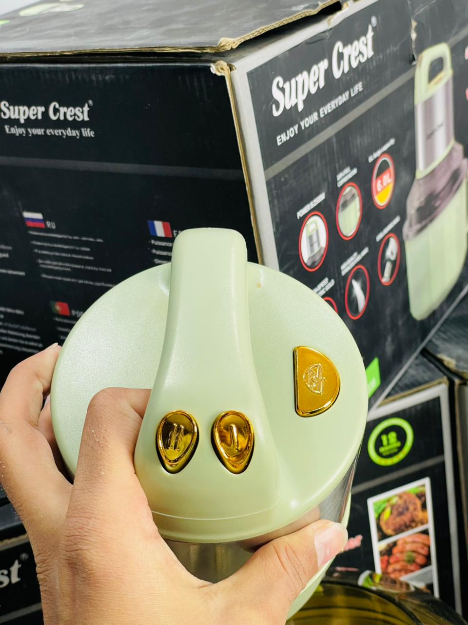 German Super Crest 6L Large Capacity Meat Chopper & Stand Mixer