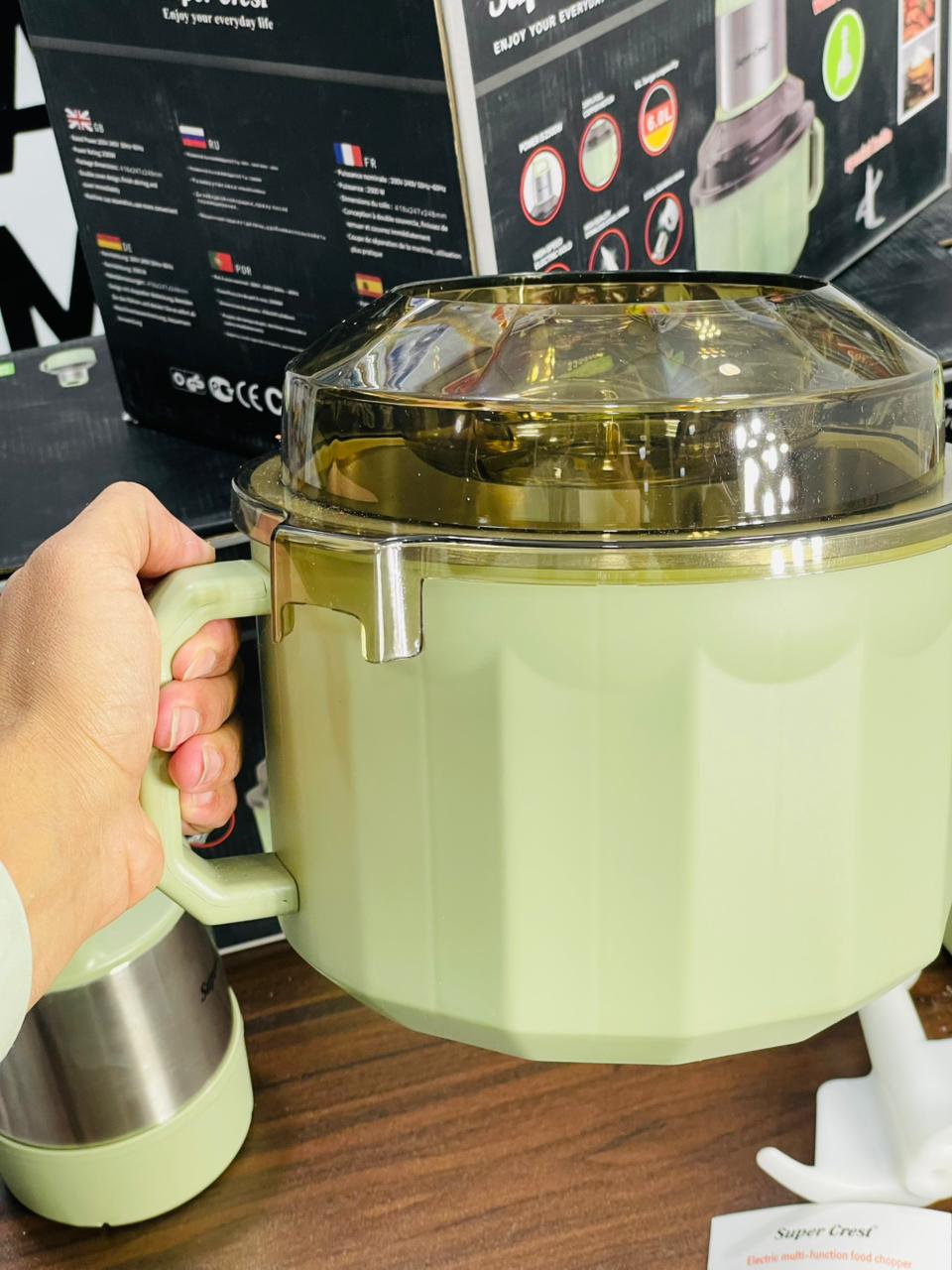 German Super Crest 6L Large Capacity Meat Chopper & Stand Mixer