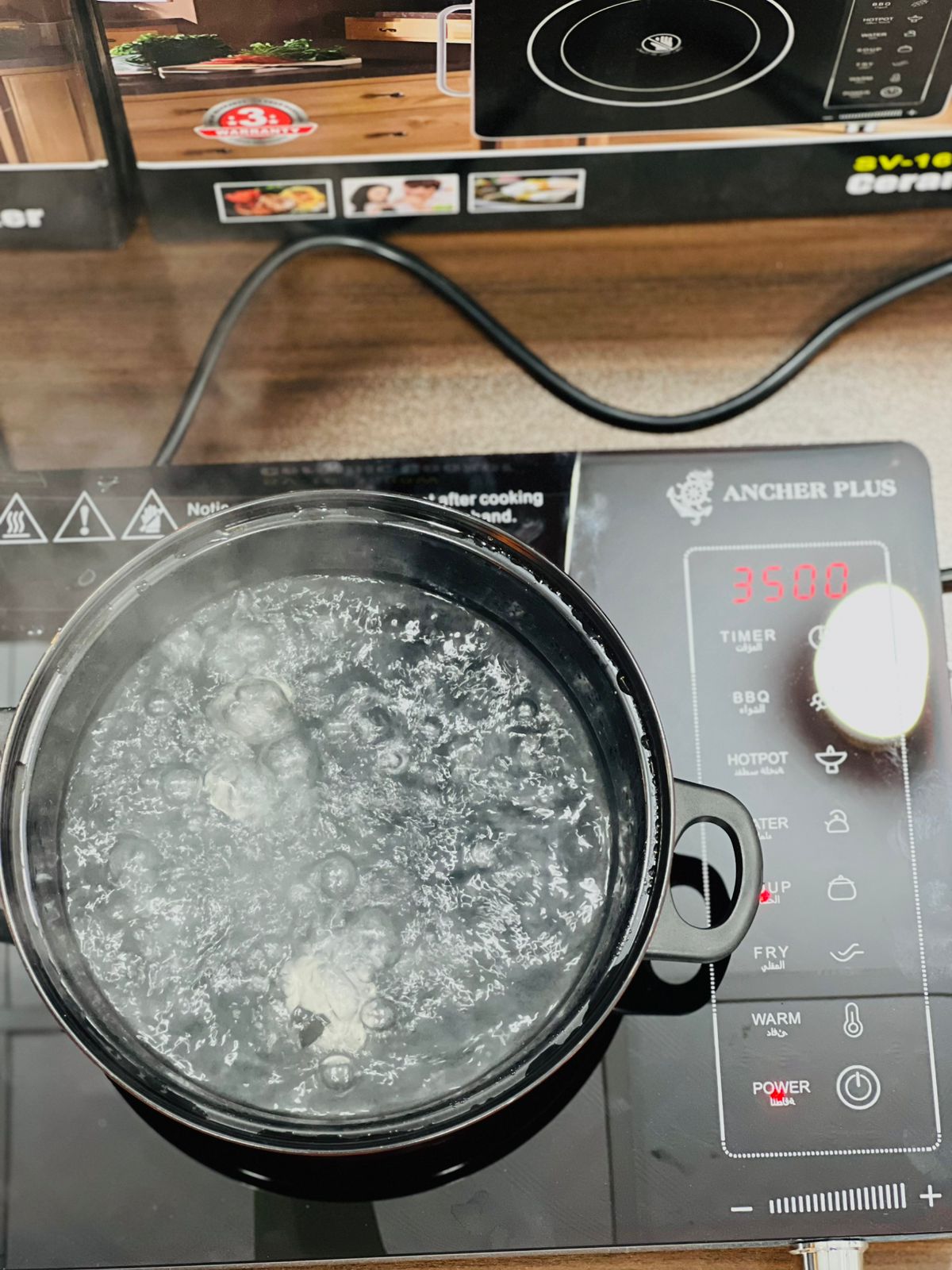 ANCHER PLUS Universal Hot Plate 3500 Watt | Electric Ceramic Cooker Stove Hot Plate