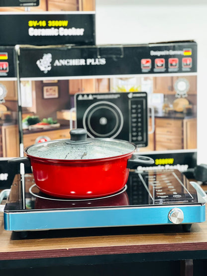 ANCHER PLUS Universal Hot Plate 3500 Watt | Electric Ceramic Cooker Stove Hot Plate