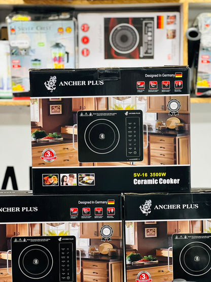 ANCHER PLUS Universal Hot Plate 3500 Watt | Electric Ceramic Cooker Stove Hot Plate