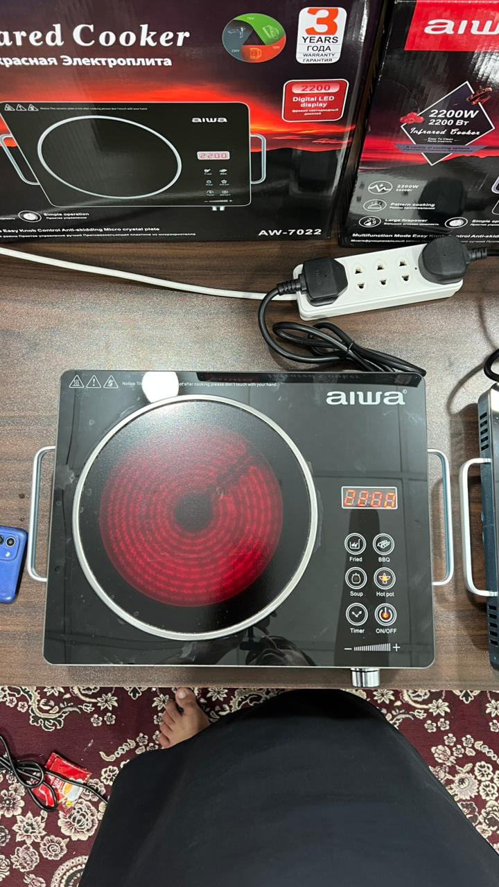 2200W Infrared Electric Cooker with Digital LED Display & Multifunction Cooking