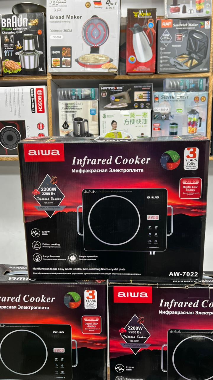 2200W Infrared Electric Cooker with Digital LED Display & Multifunction Cooking