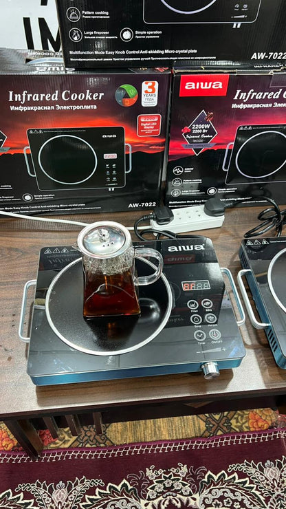 2200W Infrared Electric Cooker with Digital LED Display & Multifunction Cooking