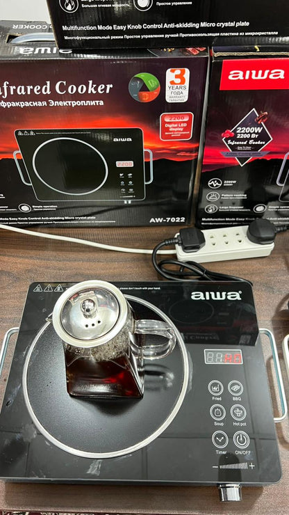 2200W Infrared Electric Cooker with Digital LED Display & Multifunction Cooking