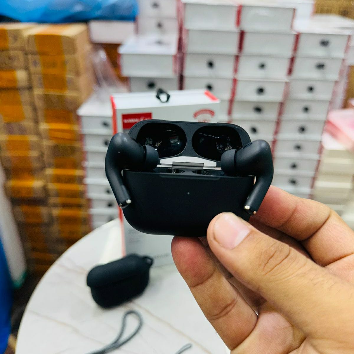 AirPods Pro 2 with Active ANC - Made in Dubai 45Hours Backup Time  with 1 Year Official Warranty