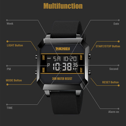 MEN'S DIGITAL IMPORTED SKlMl BRANDED WATCH