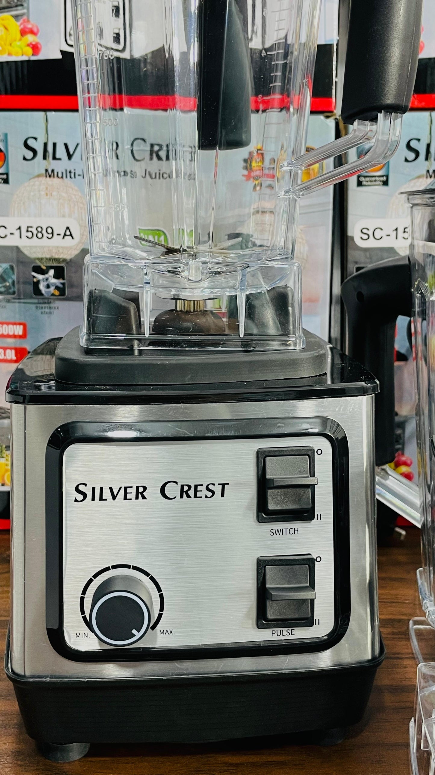 Silver Crest 2-in-1 Heavy Duty Blender & Grinder (2L Family Jar) – Crush, Blend & Grind in Seconds