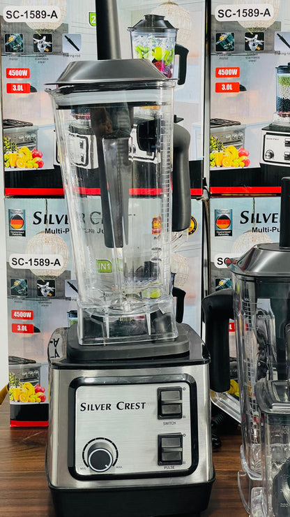 Silver Crest 2-in-1 Heavy Duty Blender & Grinder (2L Family Jar) – Crush, Blend & Grind in Seconds