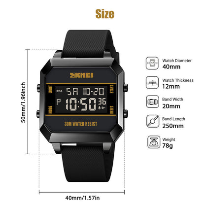 MEN'S DIGITAL IMPORTED SKlMl BRANDED WATCH